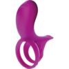 Xocoon Couples Stimulator — Vibrating Cock Ring, Fuchsia — Cock Rings
