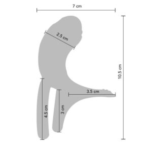 Xocoon Couples Stimulator — Vibrating Cock Ring, Fuchsia — Cock Rings — view 4