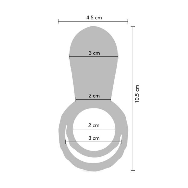 Xocoon Couples Vibrator — Vibrating Cock Ring, Green — Cock Rings — view 6