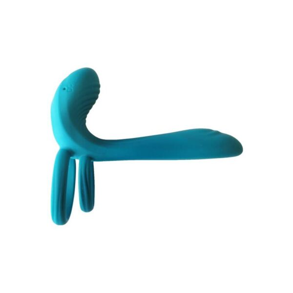 Xocoon Couples Vibrator — Vibrating Cock Ring, Green — Cock Rings — view 2