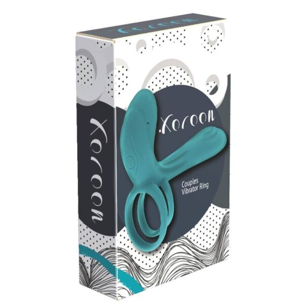 Xocoon Couples Vibrator — Vibrating Cock Ring, Green — Cock Rings — view 5