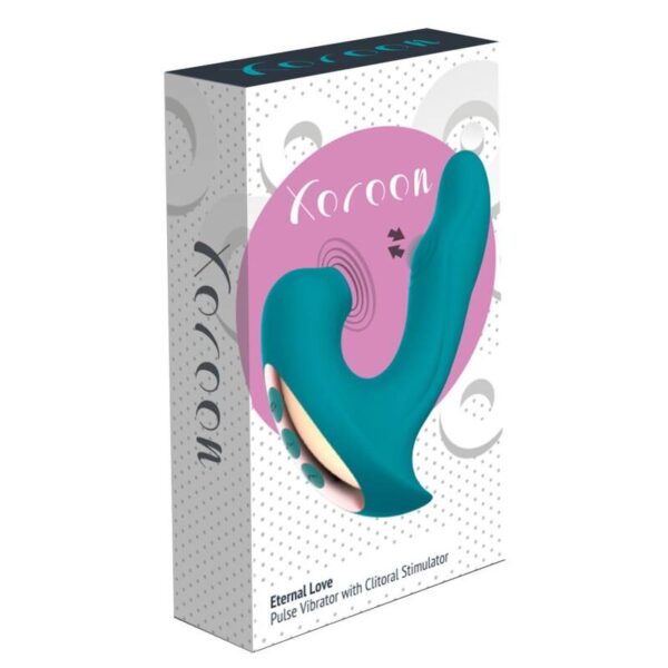 Xocoon Eternal Love — Rabbit Vibrator, Green — Air Pulse Vibrators — view 9
