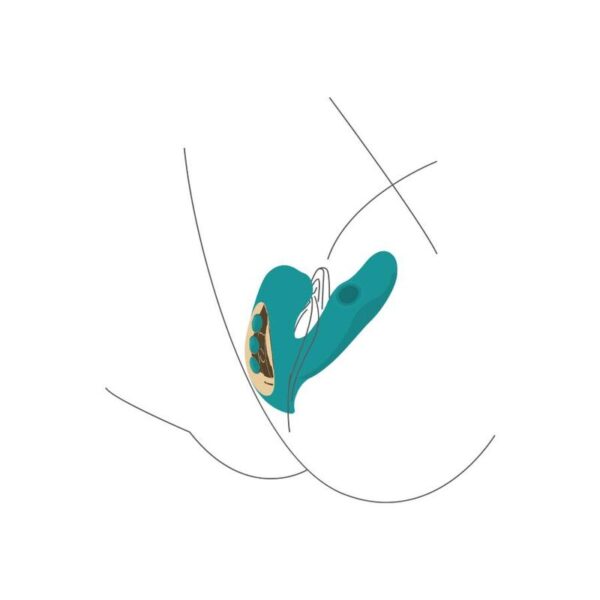 Xocoon Eternal Love — Rabbit Vibrator, Green — Air Pulse Vibrators — view 7