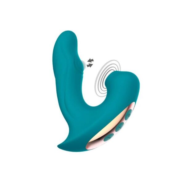 Xocoon Eternal Love — Rabbit Vibrator, Green — Air Pulse Vibrators — view 4