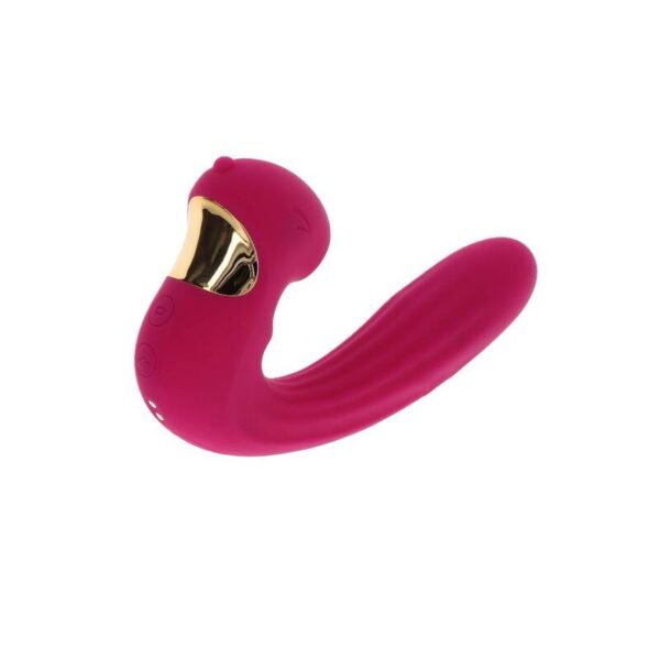 Xocoon Celestial Love — Rabbit Vibrator, Fuchsia — Air Pulse Vibrators — view 8
