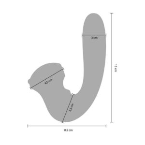 Xocoon Celestial Love — Rabbit Vibrator, Fuchsia — Air Pulse Vibrators — view 4