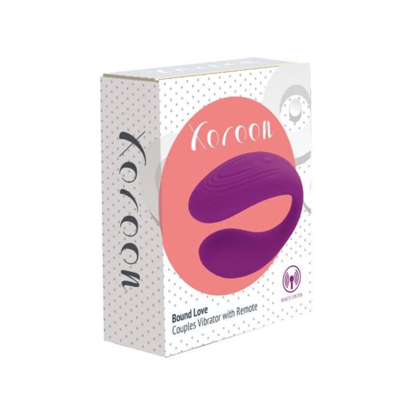 Xocoon Bound Love — Couples Vibrator, Remote Control, Purple — Clitoral Stimulators — view 5