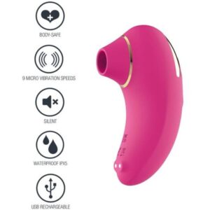 Xocoon Infinite Love — Clitoral Stimulator, Fuchsia — Air Pulse Vibrators — view 4