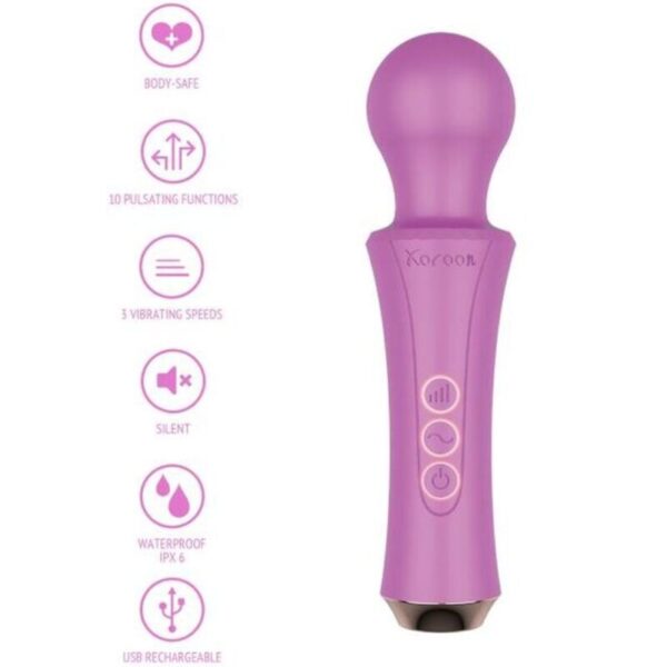 Xocoon Personal — Wand Massager, Rechargeable, Fuchsia — Clitoral Stimulators — view 8
