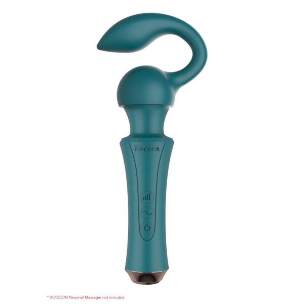 Xocoon Personal — Wand Attachment, Silicone, Green — Clitoral Stimulators — view 8