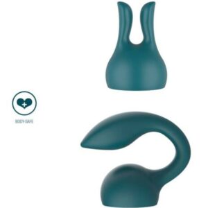 Xocoon Personal — Wand Attachment, Silicone, Green — Clitoral Stimulators — view 2