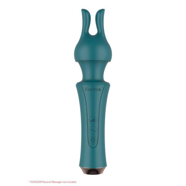 Xocoon Personal — Wand Attachment, Silicone, Green — Clitoral Stimulators