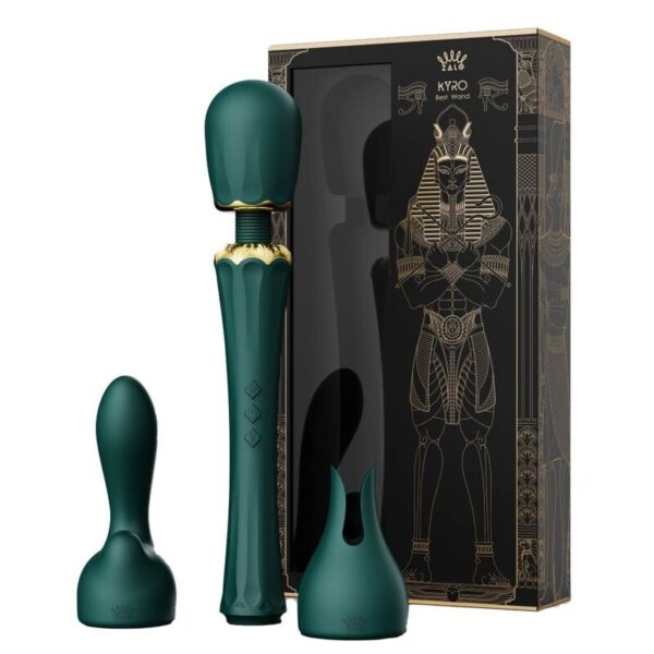Zalo Kyro — Wand Massager, Rechargeable, Green — Clitoral Stimulators — view 13