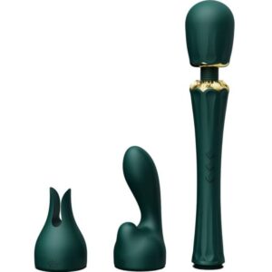 Zalo Kyro — Wand Massager, Rechargeable, Green — Clitoral Stimulators