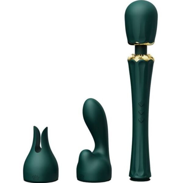 Zalo Kyro — Wand Massager, Rechargeable, Green — Clitoral Stimulators