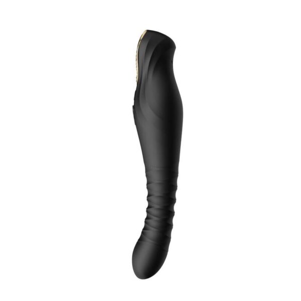 Zalo King — Thrusting Vibrator, App-Controlled, Black — App-Controlled Sex Toys — view 6