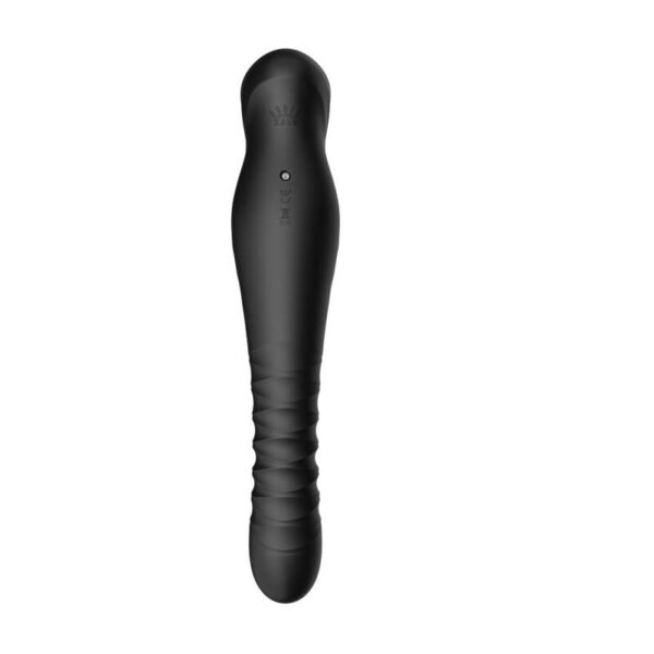 Zalo King — Thrusting Vibrator, App-Controlled, Black — App-Controlled Sex Toys — view 5