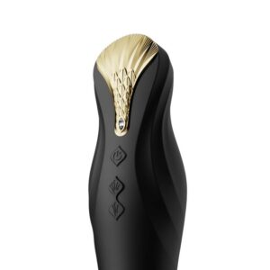 Zalo King — Thrusting Vibrator, App-Controlled, Black — App-Controlled Sex Toys — view 4