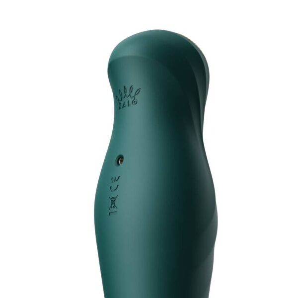 Zalo King — Thrusting Vibrator, App-Controlled, Green — App-Controlled Sex Toys — view 12