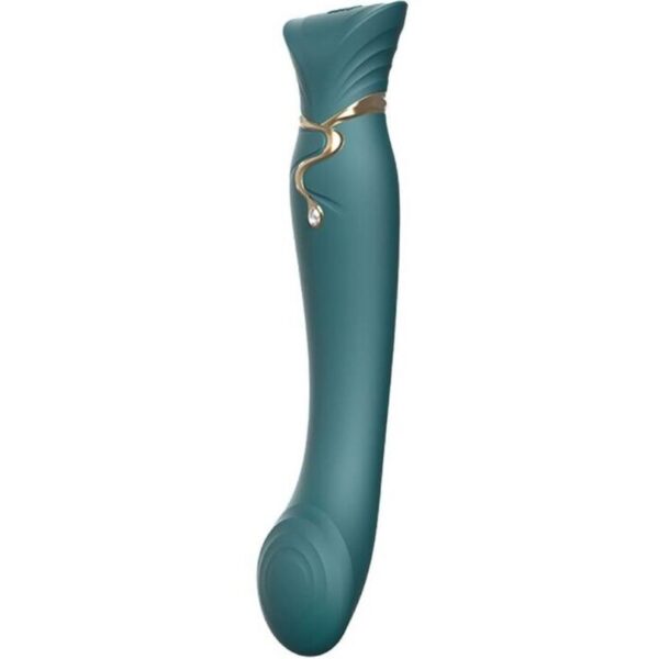 Zalo Queen — G-Spot Vibrator, Heated, Green — G-Spot Vibrators
