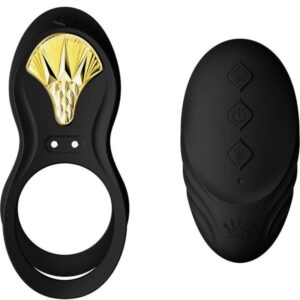 Zalo Bayek — Vibrating Cock Ring, App-Controlled, Black — App-Controlled Sex Toys