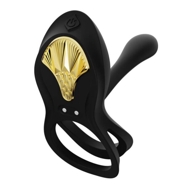 Zalo Bayek — Vibrating Cock Ring, App-Controlled, Black — App-Controlled Sex Toys — view 16