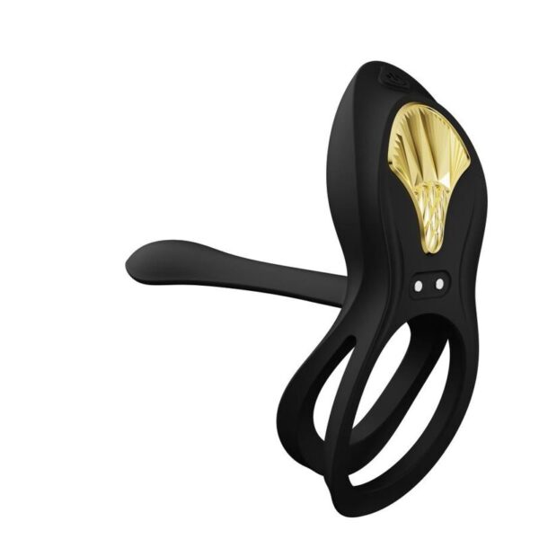 Zalo Bayek — Vibrating Cock Ring, App-Controlled, Black — App-Controlled Sex Toys — view 14