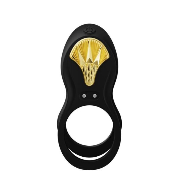 Zalo Bayek — Vibrating Cock Ring, App-Controlled, Black — App-Controlled Sex Toys — view 11