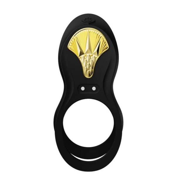 Zalo Bayek — Vibrating Cock Ring, App-Controlled, Black — App-Controlled Sex Toys — view 6
