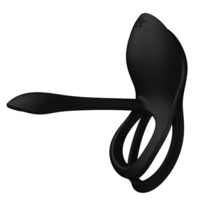 Zalo Bayek — Vibrating Cock Ring, App-Controlled, Black — App-Controlled Sex Toys — view 4