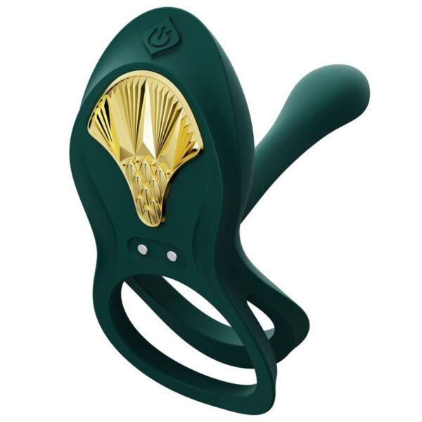 Zalo Bayek — Vibrating Cock Ring, App-Controlled, Green — App-Controlled Sex Toys — view 12