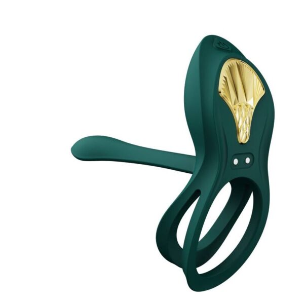 Zalo Bayek — Vibrating Cock Ring, App-Controlled, Green — App-Controlled Sex Toys — view 11