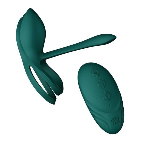 Zalo Bayek — Vibrating Cock Ring, App-Controlled, Green — App-Controlled Sex Toys — view 9