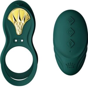 Zalo Bayek — Vibrating Cock Ring, App-Controlled, Green — App-Controlled Sex Toys