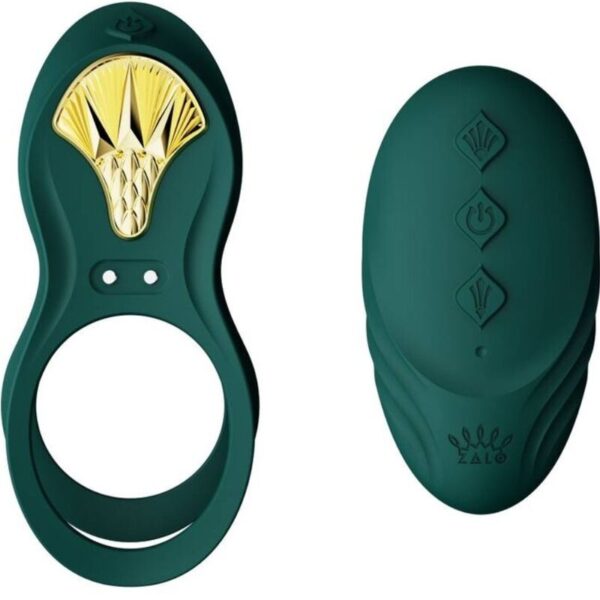 Zalo Bayek — Vibrating Cock Ring, App-Controlled, Green — App-Controlled Sex Toys