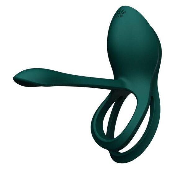 Zalo Bayek — Vibrating Cock Ring, App-Controlled, Green — App-Controlled Sex Toys — view 3