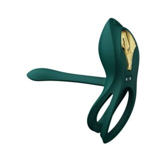 Zalo Bayek — Vibrating Cock Ring, App-Controlled, Green — App-Controlled Sex Toys — view 2