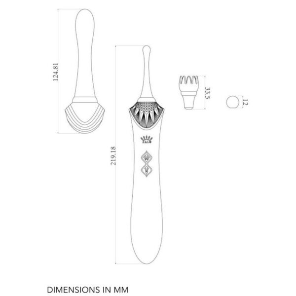 Zalo Bess 2 — Clitoral Vibrator, Heated, Black — Clitoral Stimulators — view 7
