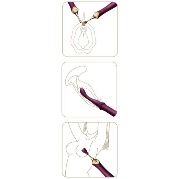 Zalo Bess 2 — Clitoral Vibrator, Heated, Black — Clitoral Stimulators — view 4