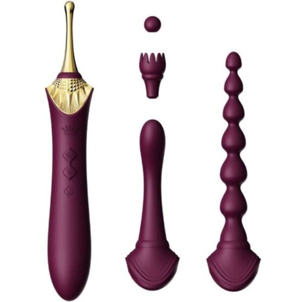 Zalo Bess 2 — Clitoral Vibrator, Heated, Purple — Clitoral Stimulators