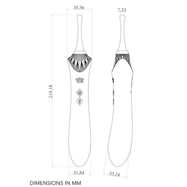 Zalo Bess 2 — Clitoral Vibrator, Heated, Purple — Clitoral Stimulators — view 7