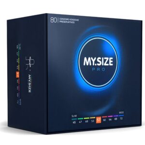 My Size Pro 57 — Condoms, 80 Pack — Bulk Condom Packs