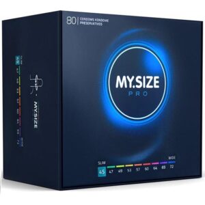 My Size Pro 45 — Snug Fit Condoms, 80 Pack — Bulk Condom Packs