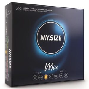My Size Mix 53 — Assorted Condoms, 28 Pack — Bulk Condom Packs