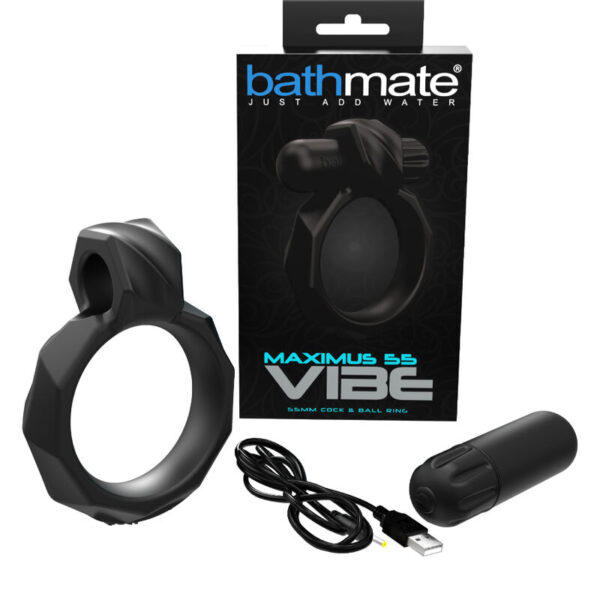 Bathmate Vibe Maximus 55 — Vibrating Cock Ring, Silicone — Cock Rings