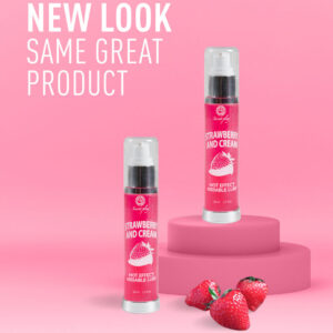 Secretplay Strawberries and Cream — Warming Lube, 50 ml — Flavored Lubricants — view 4
