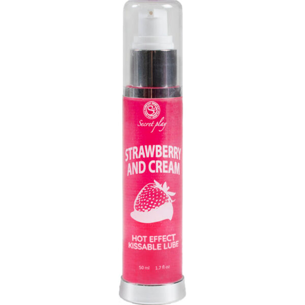 Secretplay Strawberries and Cream — Warming Lube, 50 ml — Flavored Lubricants