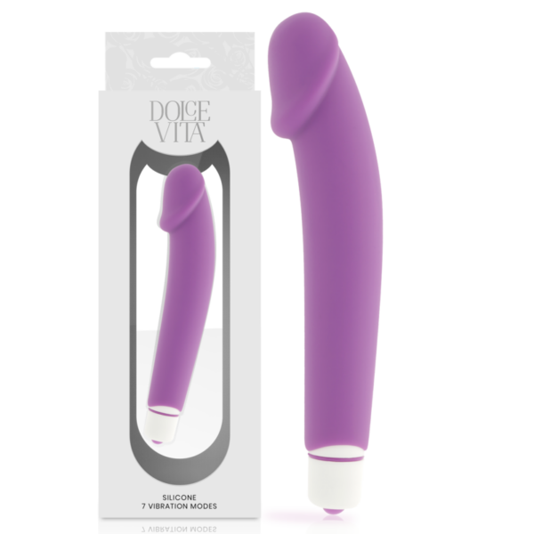 Dolce Vita — Realistic Vibrator, Waterproof, Purple — Classic Vibrators — view 3