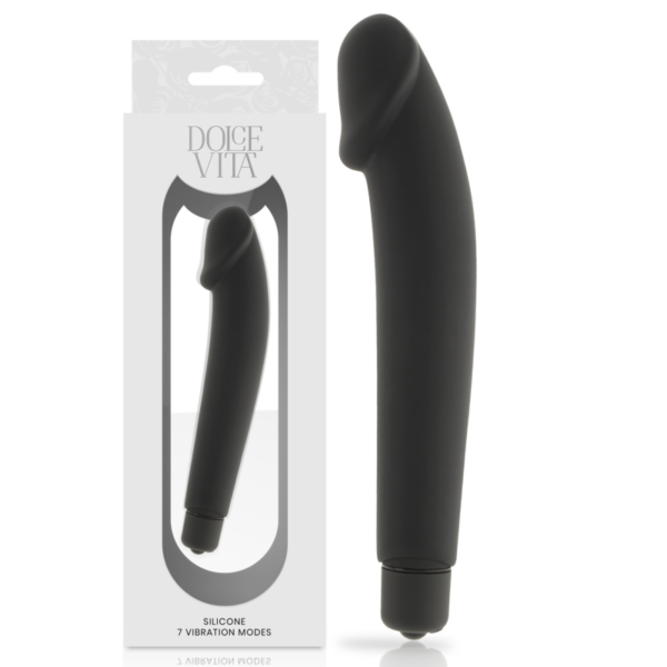 Dolce Vita — Realistic Vibrator, Waterproof, Black — Classic Vibrators — view 4