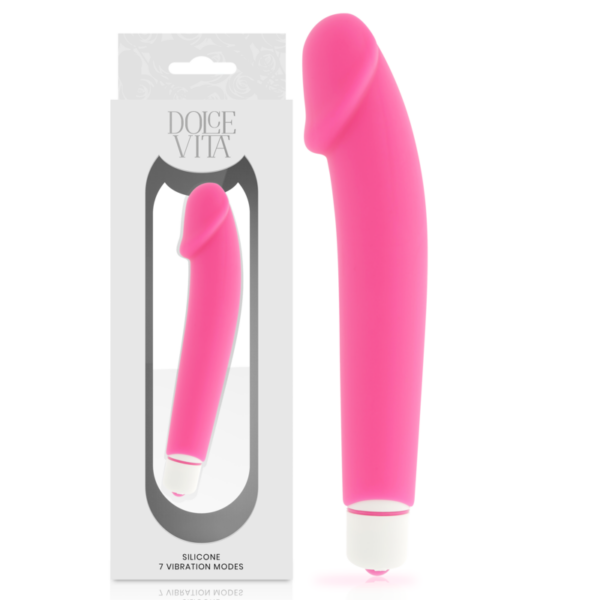 Dolce Vita — Realistic Vibrator, Waterproof, Pink — Classic Vibrators — view 4
